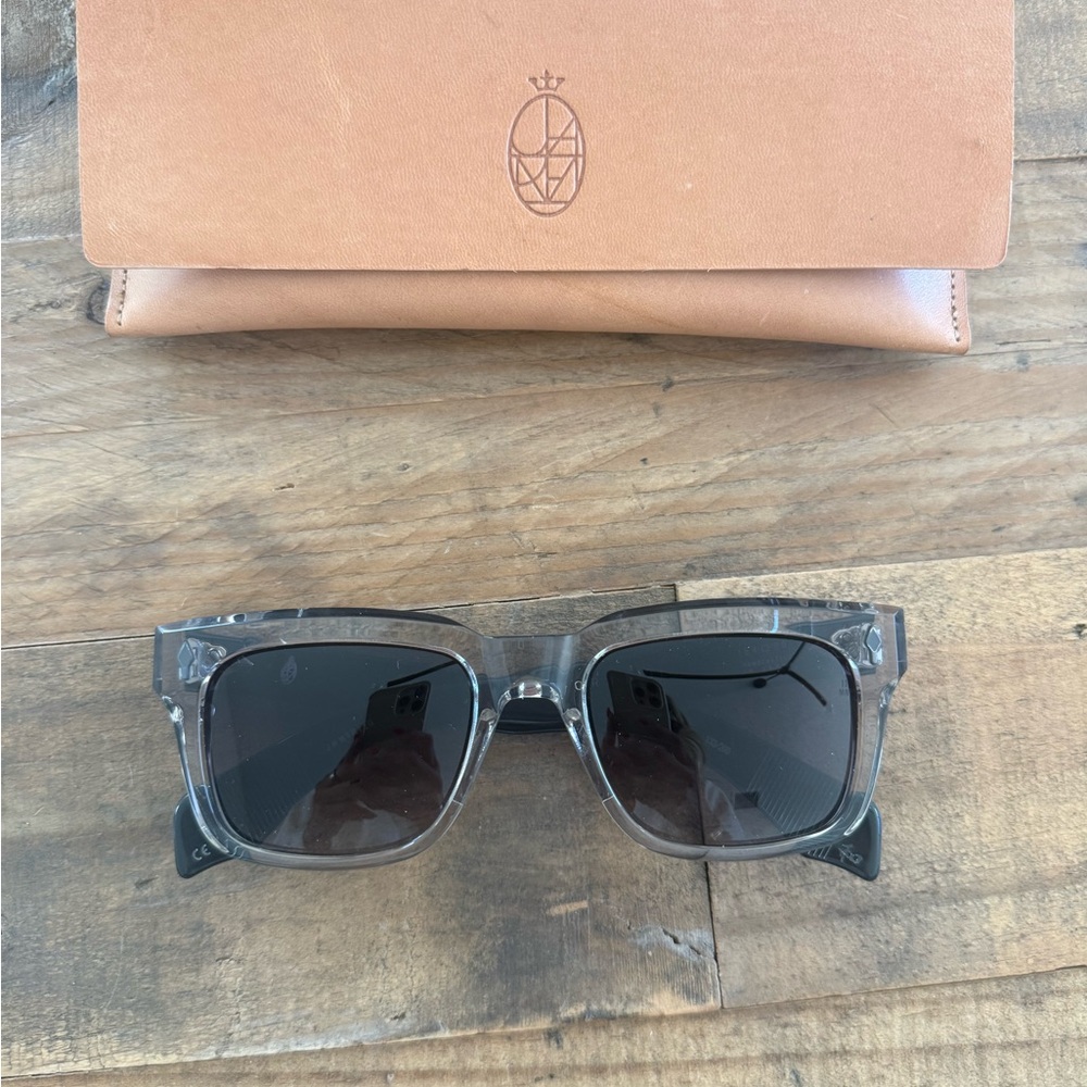 Transparent Gray Square Sunglasses - Unbranded - image 2